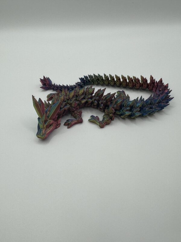 3D Tricolour Crystal Dragon - Image 2