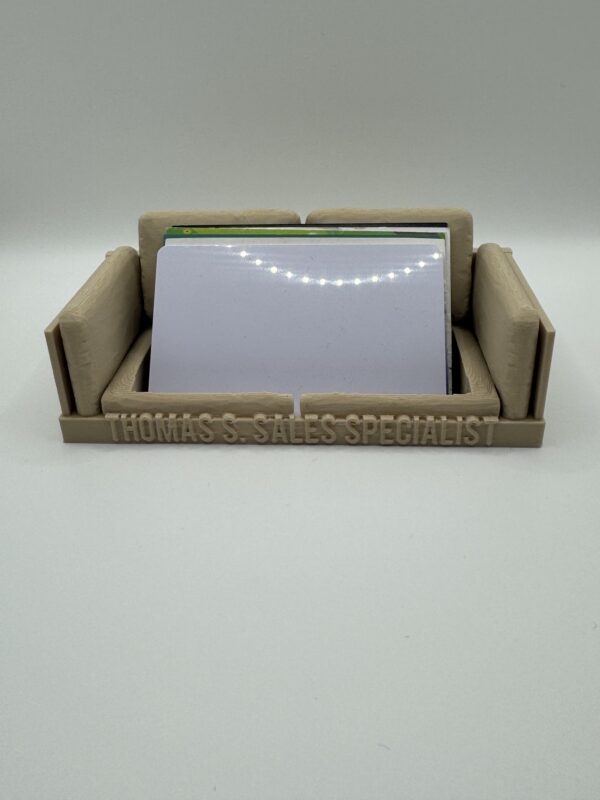 ?️ Personalised 3D Sofa Business Card Holder – Custom Desk Accessory - Image 6