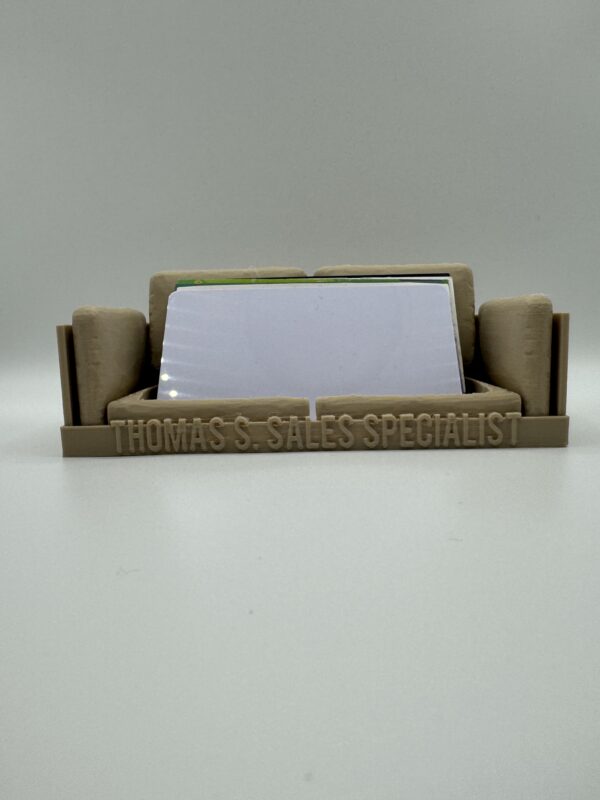 ?️ Personalised 3D Sofa Business Card Holder – Custom Desk Accessory - Image 7
