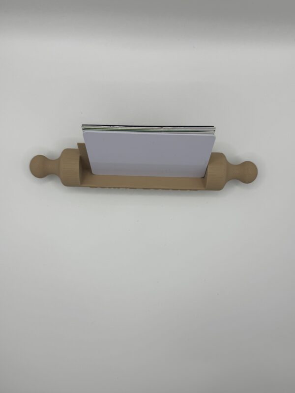 ? Personalised 3D Rolling Pin Business Card Holder – Custom Bakery or Café Desk Display - Image 6