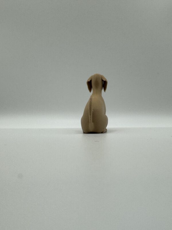 Dachshund 3D Figurine – Adorable Solid Colour Wiener Dog Sculpture - Image 6