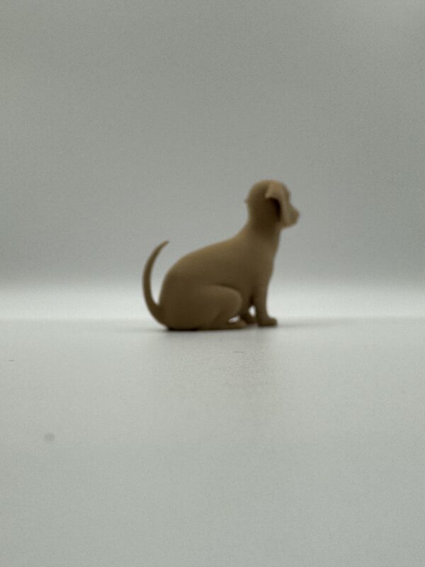 Dachshund 3D Figurine – Adorable Solid Colour Wiener Dog Sculpture - Image 7