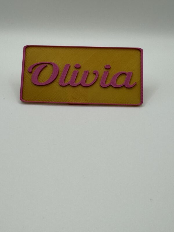 ? Personalised 3D Print Wedding Name Plaque – Custom Guest Place Name or Favour - Image 2