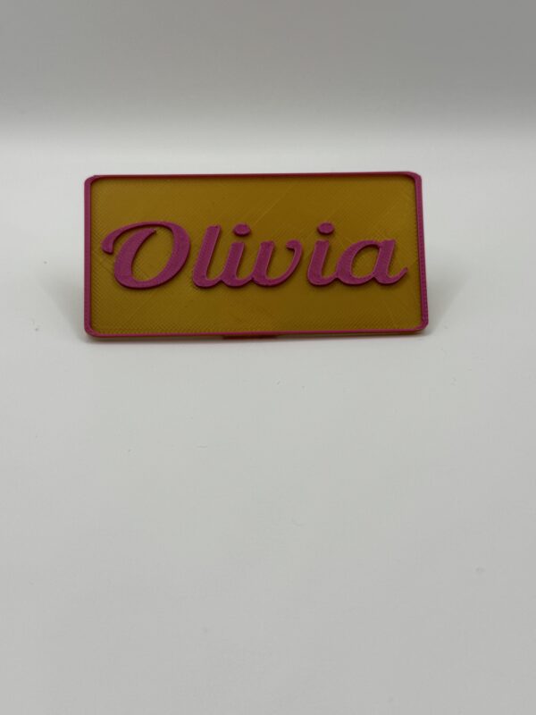 ? Personalised 3D Print Wedding Name Plaque – Custom Guest Place Name or Favour - Image 4