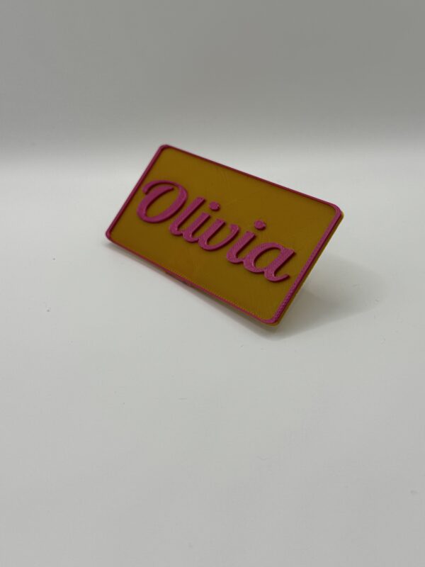 ? Personalised 3D Print Wedding Name Plaque – Custom Guest Place Name or Favour - Image 5