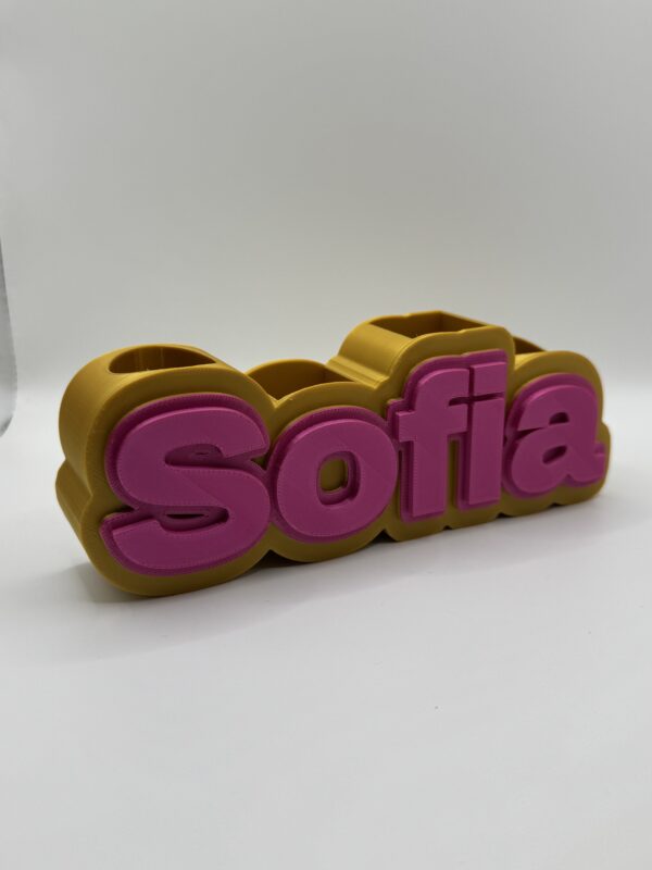 Personalised 3D Pen & Makeup Brush Holder - Image 5