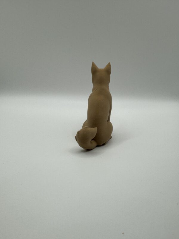Shiba Inu 3D Figurine – Stylish, Single-Colour Japanese Dog Model - Image 5