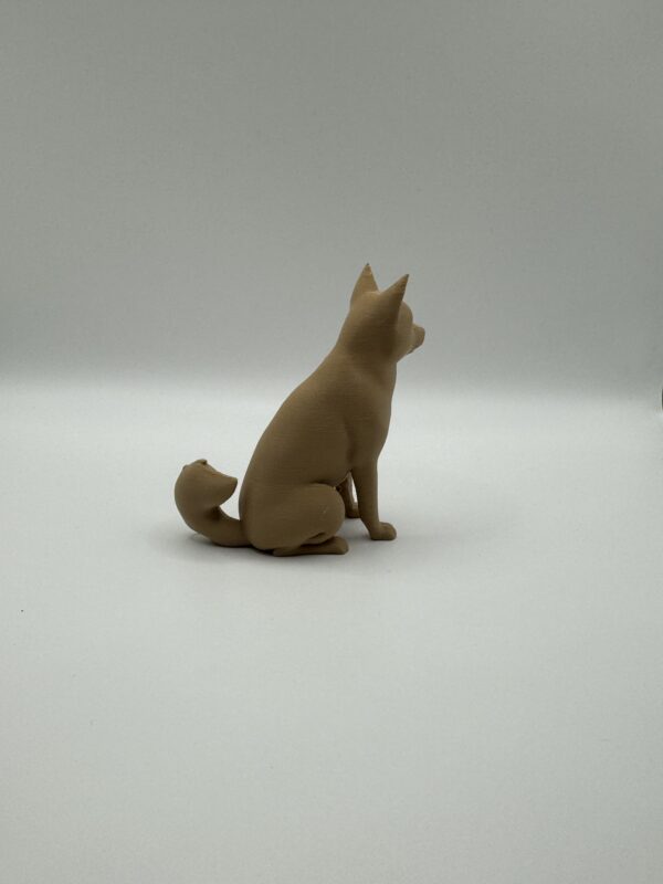 Shiba Inu 3D Figurine – Stylish, Single-Colour Japanese Dog Model - Image 6