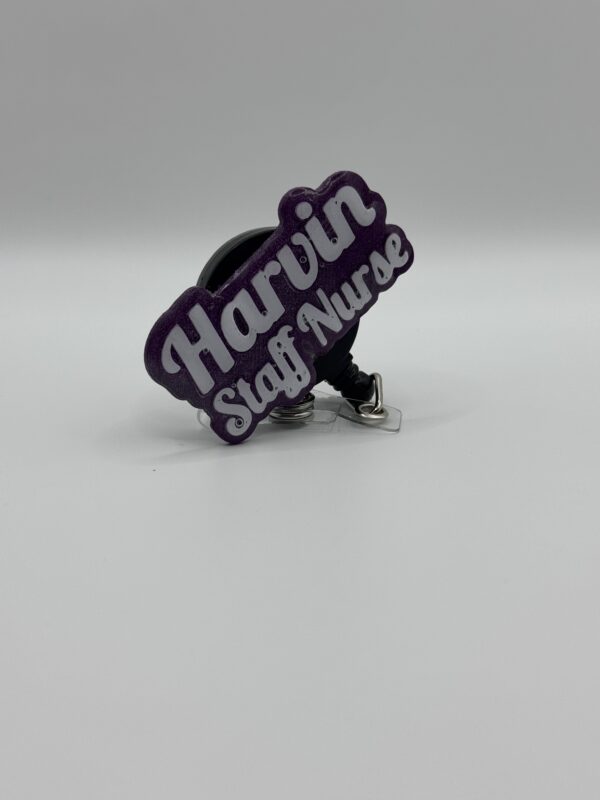 ? Personalised 3D Name & Title Badge Reel – Custom ID Holder for Healthcare and Staff - Image 2