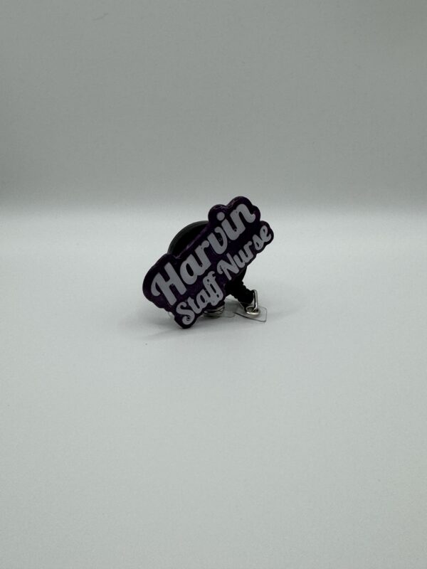 ? Personalised 3D Name & Title Badge Reel – Custom ID Holder for Healthcare and Staff - Image 3