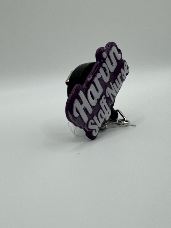 ? Personalised 3D Name & Title Badge Reel – Custom ID Holder for Healthcare and Staff - Image 4