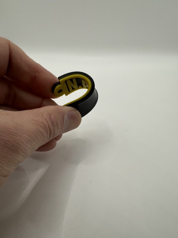 ? Personalised 3D Rubber Number Plate Keyring – Custom Name or Registration - Image 10