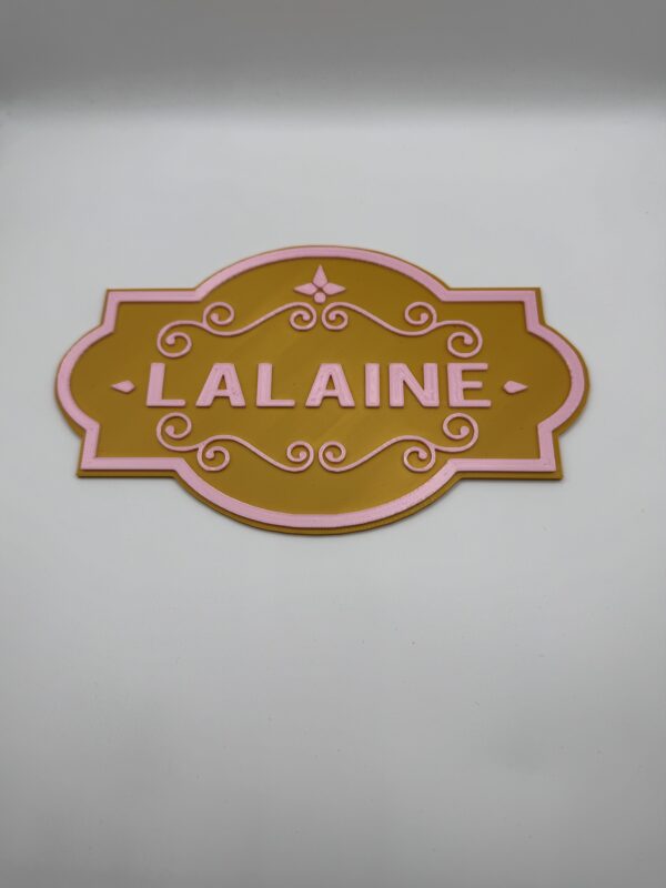 3D Personalised Name Door Sign – Dual-Colour Custom Wall Plaque - Image 2