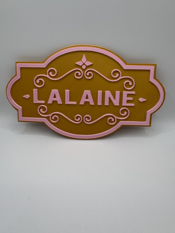 3D Personalised Name Door Sign – Dual-Colour Custom Wall Plaque - Image 3
