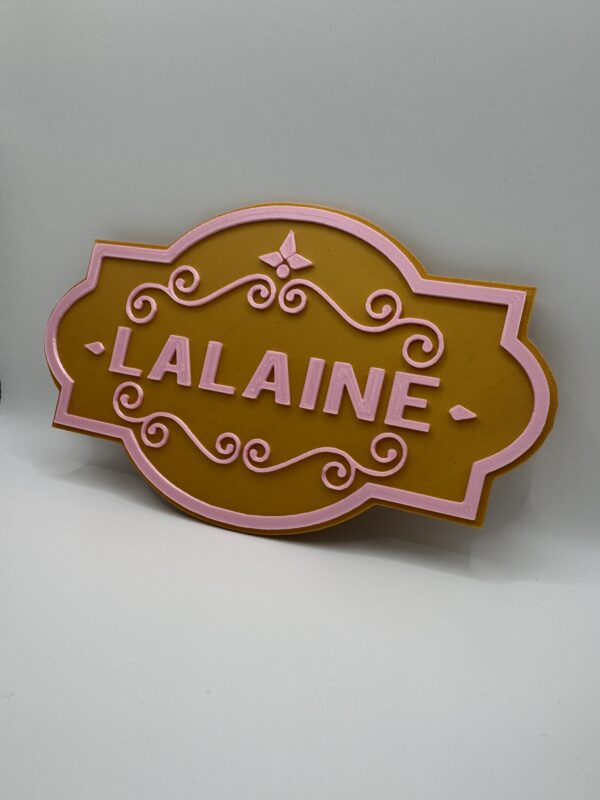 3D Personalised Name Door Sign – Dual-Colour Custom Wall Plaque - Image 6