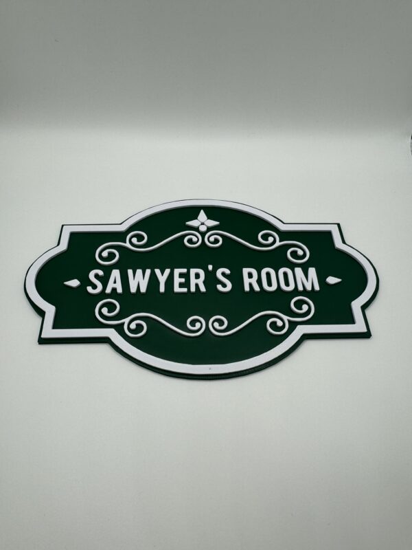 Custom 3D Room Door Sign, Dual-Colour Personalised Name Plaque - Image 2