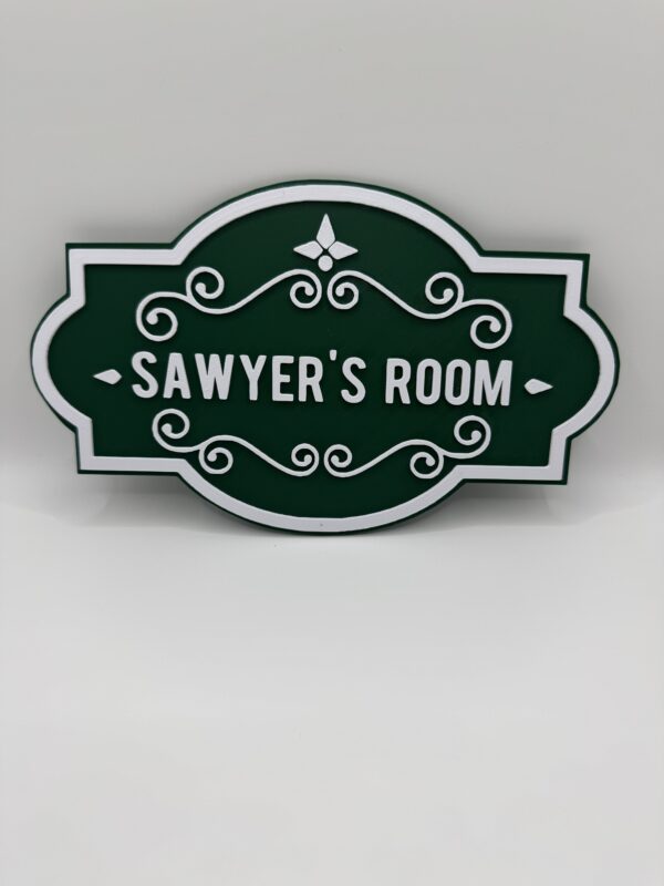 Custom 3D Room Door Sign, Dual-Colour Personalised Name Plaque - Image 3