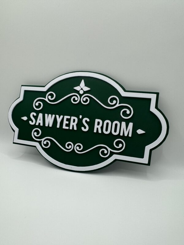 Custom 3D Room Door Sign, Dual-Colour Personalised Name Plaque - Image 6