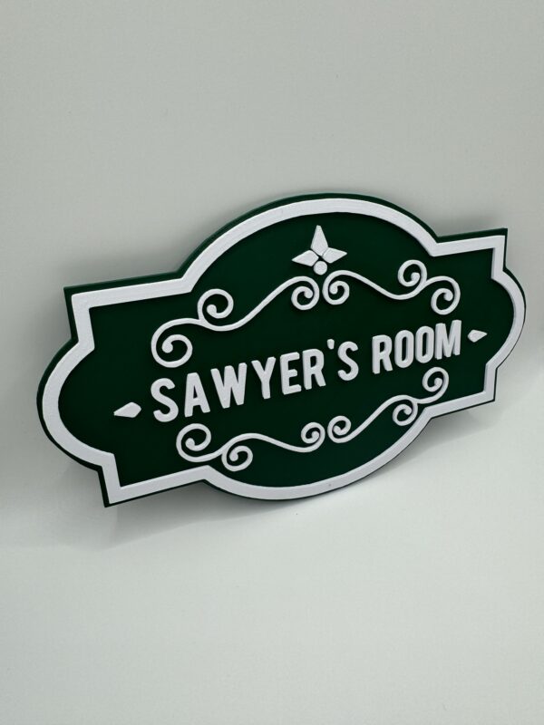 Custom 3D Room Door Sign, Dual-Colour Personalised Name Plaque - Image 7