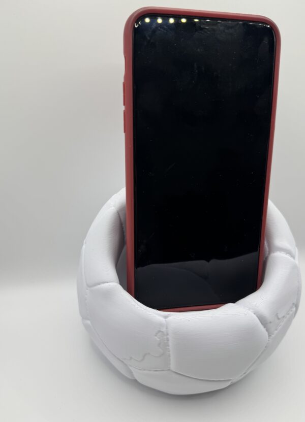 Personalised Football Phone Holder – 3D Sports Stand for Desk - Image 11
