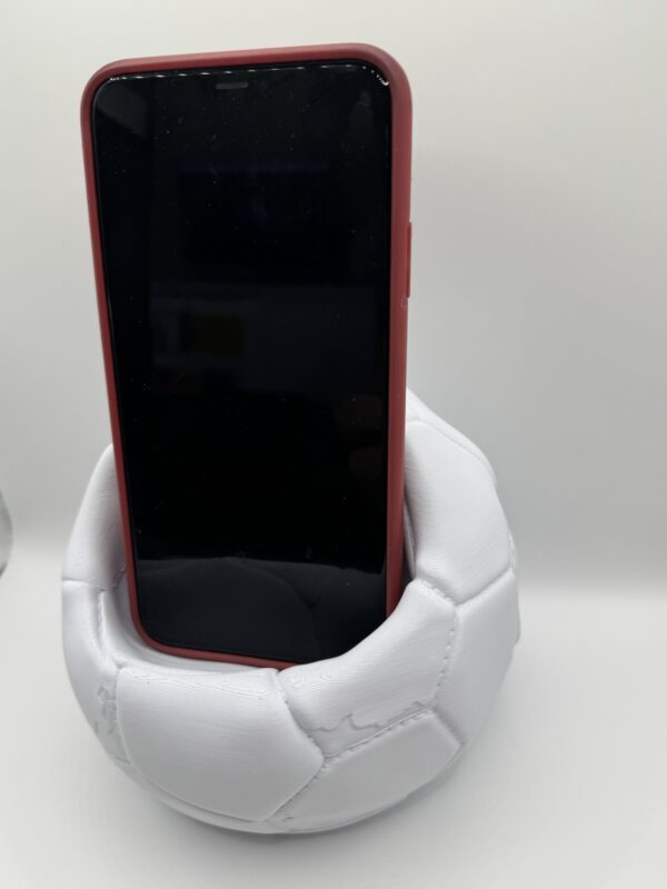 Personalised Football Phone Holder – 3D Sports Stand for Desk - Image 12