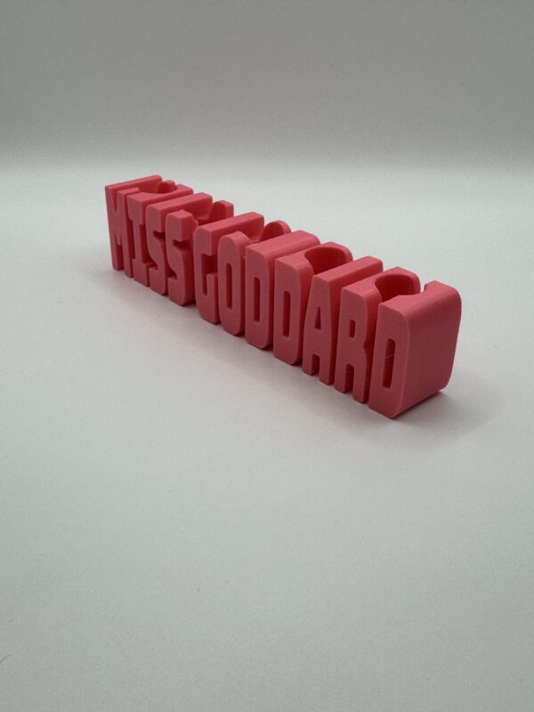 ? Personalised 3D Teacher Desk Name Sign – Custom Classroom Decor - Image 5