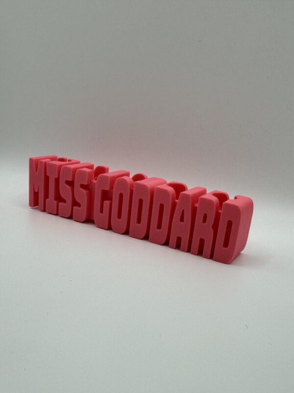 ? Personalised 3D Teacher Desk Name Sign – Custom Classroom Decor - Image 7