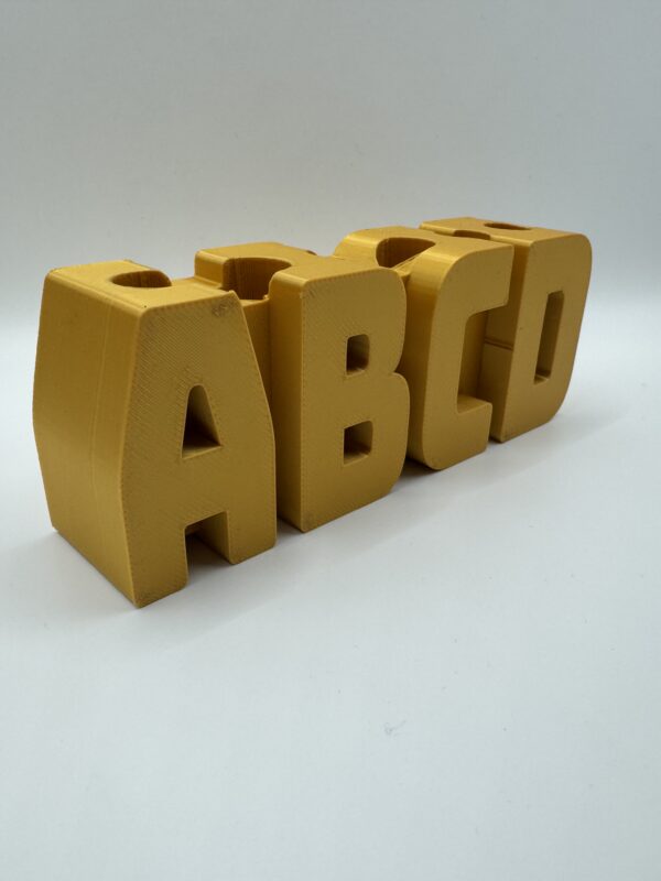 ? 3D Alphabet Block Pen Holder – ABCD Desk Organiser for Kids - Image 12