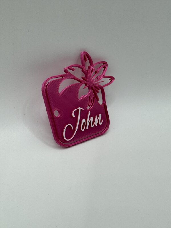 ? 3D Personalised Wedding Table Name Toppers – Elegant Floral Place Settings - Image 6