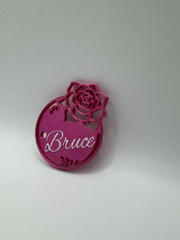 ? 3D Personalised Wedding Table Name Toppers – Elegant Floral Place Settings - Image 10