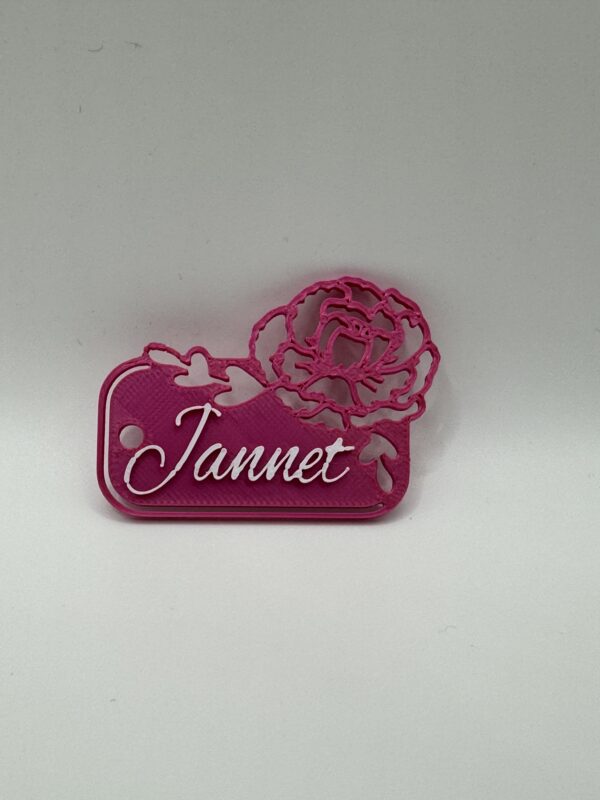 ? 3D Personalised Wedding Table Name Toppers – Elegant Floral Place Settings - Image 14