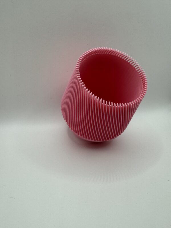 ?️ 3D Colourful Ribbed Pen Holder – Modern Desk Organiser Pot - Image 6