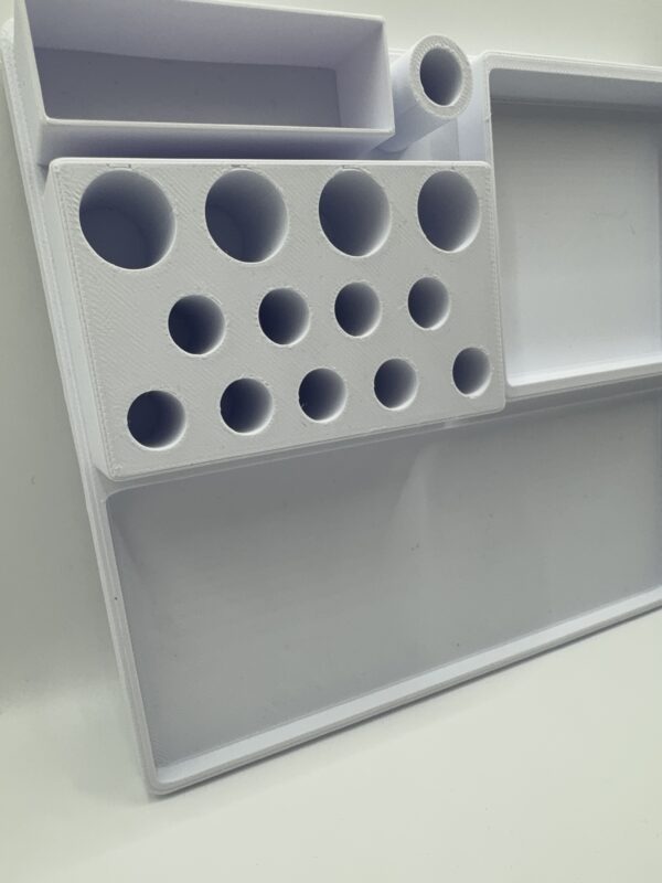 ?️ Modern 3D Desk Organiser – Multi-Compartment Stationery Holder - Image 3
