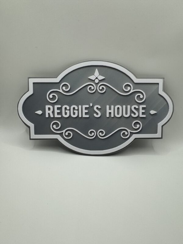 Personalised 3D House Sign – Elegant Custom Name Plaque for Homes, Bedrooms, or Pet Spaces - Image 2