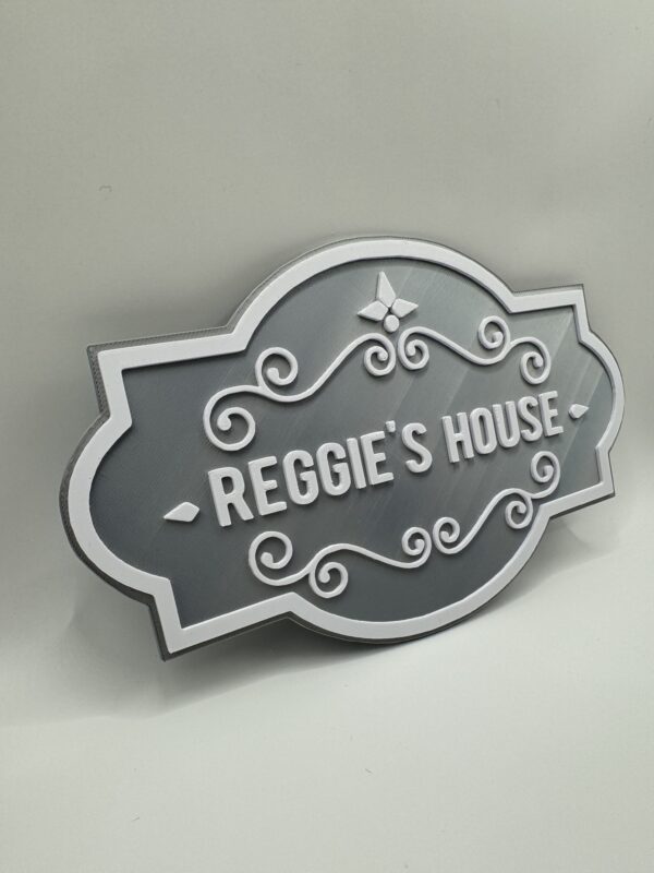 Personalised 3D House Sign – Elegant Custom Name Plaque for Homes, Bedrooms, or Pet Spaces - Image 3