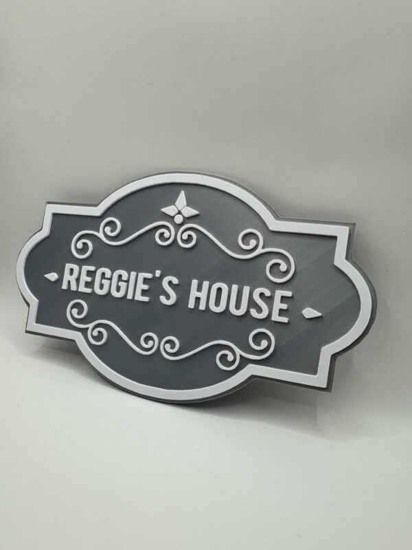 Personalised 3D House Sign – Elegant Custom Name Plaque for Homes, Bedrooms, or Pet Spaces - Image 4