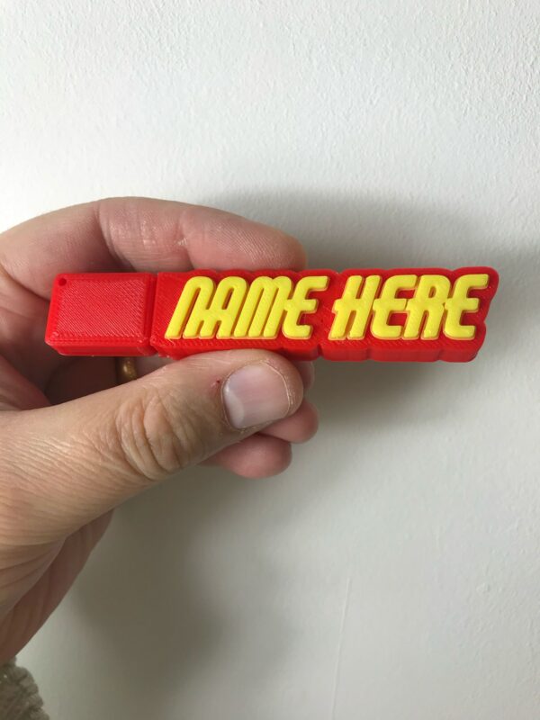 Personalised 3D USB Flash Drive – Custom Name - Image 3