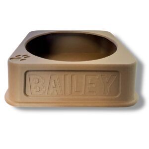 Personalised 3D Dog Bowl with Imprinted Name