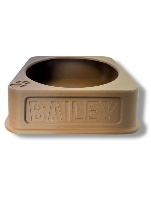 Personalised 3D Dog Bowl with Imprinted Name