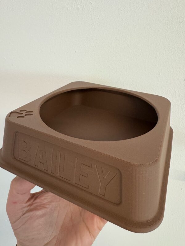 Personalised 3D Dog Bowl with Imprinted Name - Image 9
