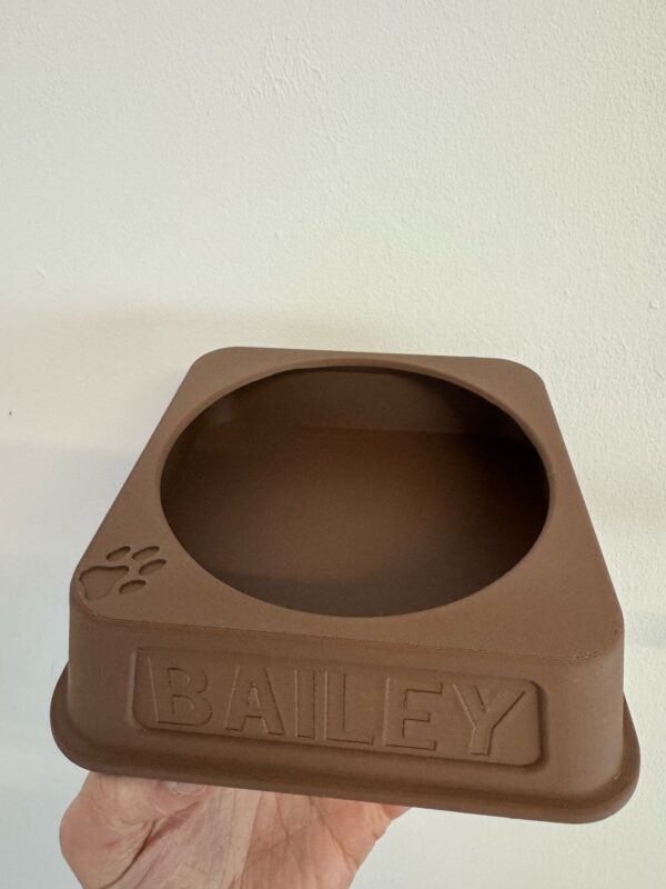 Personalised 3D Dog Bowl with Imprinted Name - Image 7
