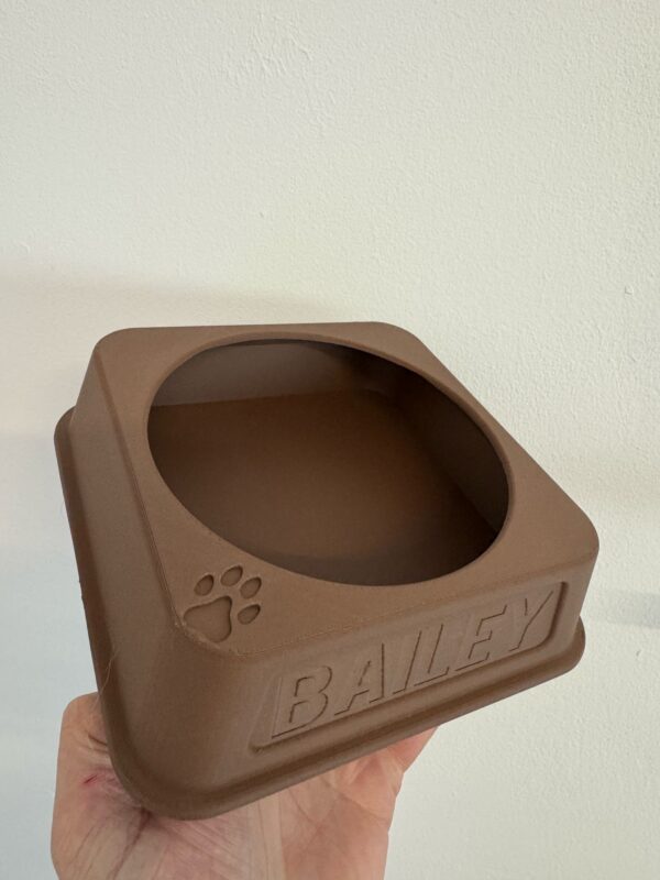 Personalised 3D Dog Bowl with Imprinted Name - Image 5