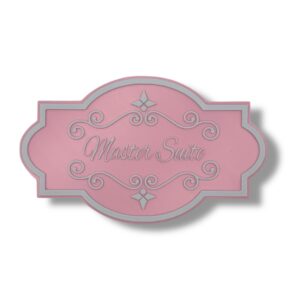 Custom 3D Dual-Colour Door Signs, Personalised Room Name Plaques for Every Space