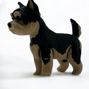 3D Yorkshire Terrier Dog Figurine