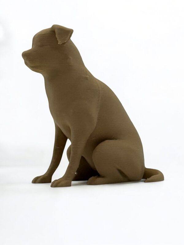 Border Collie 3D Figurine – Energetic & Elegant Solid Colour Sculpture