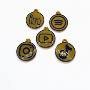 3D Personalised NFC Tag – Premium Resin Finish