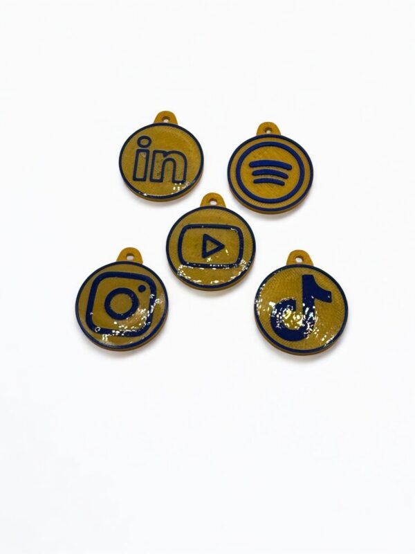 3D Personalised NFC Tag – Premium Resin Finish