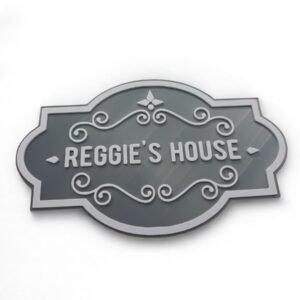 custom 3D printed bedroom name plaque