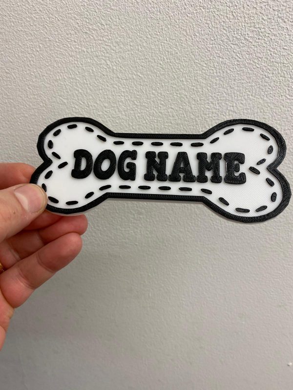 Personalised 3D Dog House Sign - Image 2