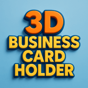 3D Busniess Card Holder
